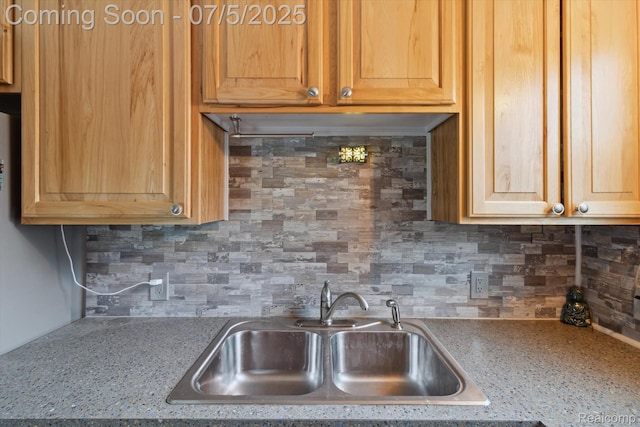 8025 Mayfair St, Taylor, MI 48180 - kitchen with a sink and backsplash