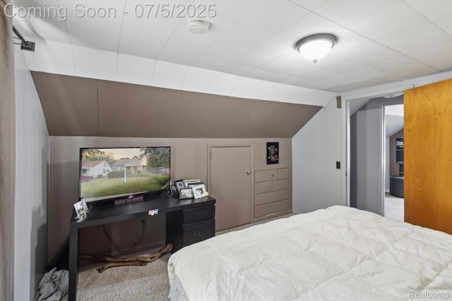 8025 Mayfair St, Taylor, MI 48180 - bedroom with carpet flooring and lofted ceiling