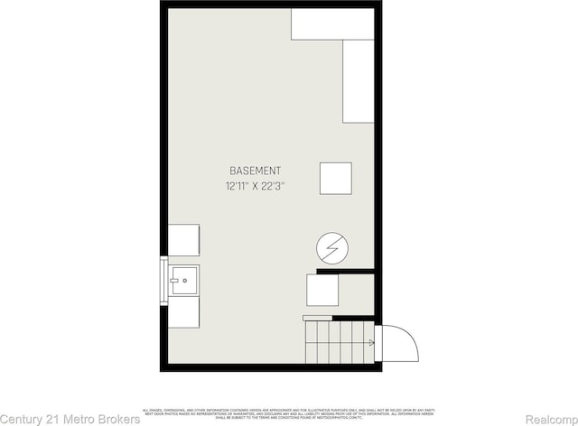 6428 W Court St, Flint, MI 48532 - view of floor plan / room layout