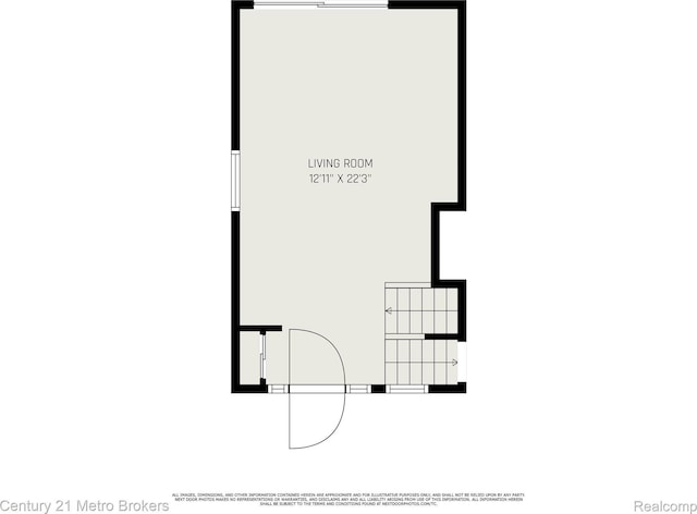 6428 W Court St, Flint, MI 48532 - view of floor plan / room layout