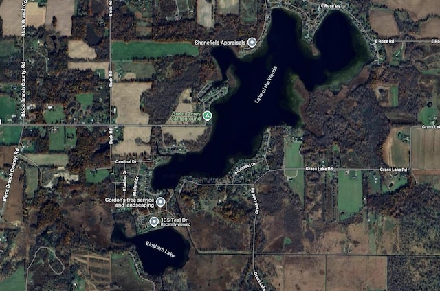 135 Teal Dr, Coldwater, MI 49036 - aerial map of property and surrounding area