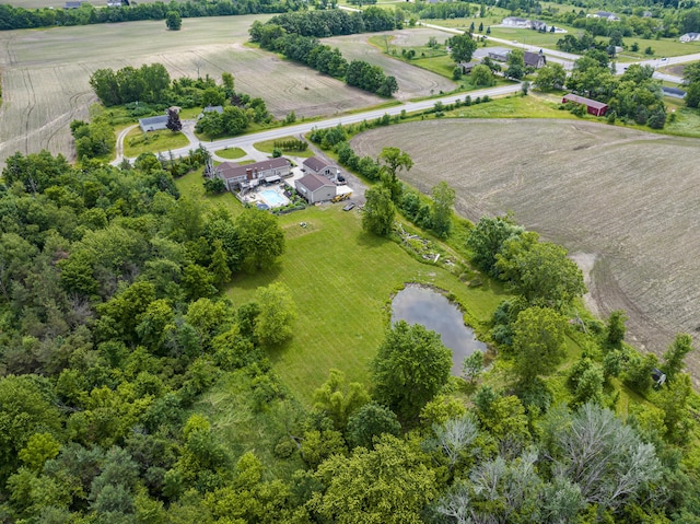 9749 48th Ave, Allendale, MI 49401 - aerial view of property and surrounding area featuring rural landscape and a nearby body of water