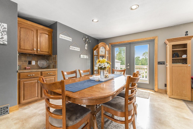 9749 48th Ave, Allendale, MI 49401 - dining space featuring french doors and recessed lighting