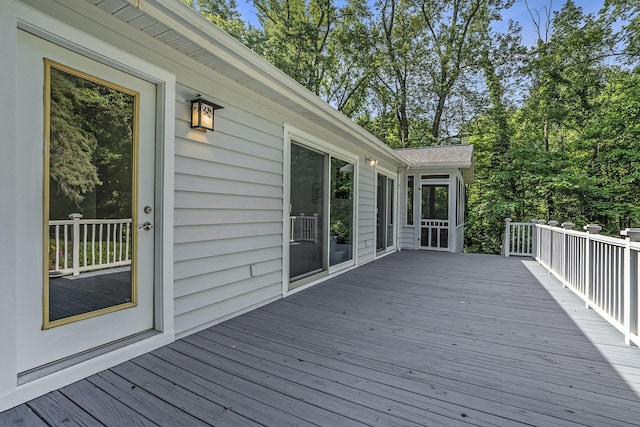 6368 E Lake Ln, Sawyer, MI 49125 - view of wooden terrace