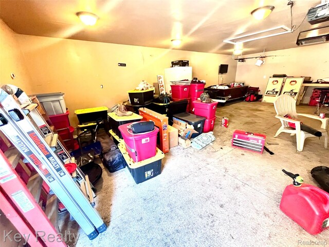 7949 Church Rd, Grosse Ile, MI 48138 - garage with a garage door opener