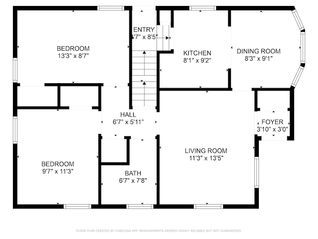 2391 Cambridge Rd, Berkley, MI 48072 - view of floor plan / room layout