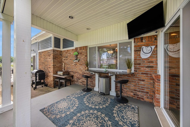 828 Russmiller Loop, Brooklyn, MI 49230 - view of patio / terrace featuring grilling area