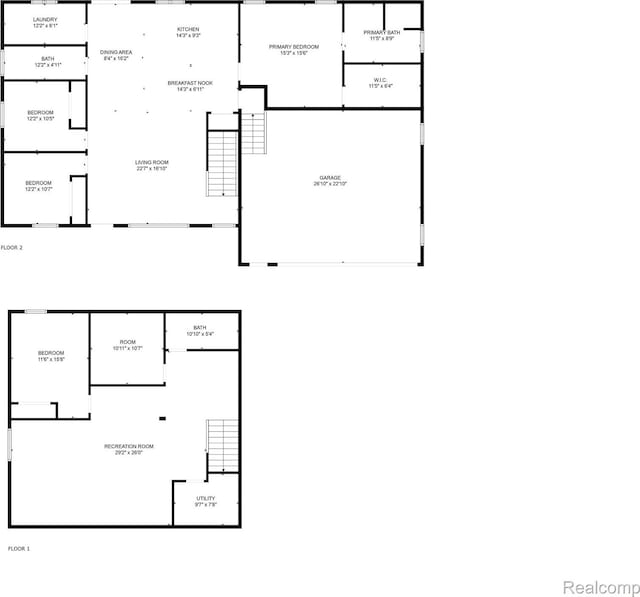 619 N Watkins, Perry, MI 48872 - view of room layout