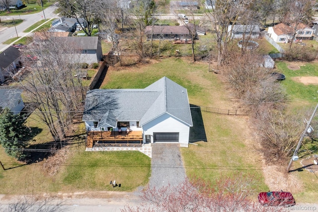 619 N Watkins, Perry, MI 48872 - aerial view of property and surrounding area