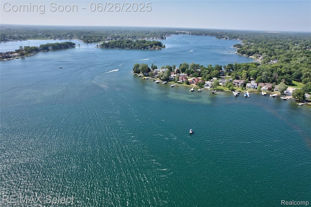 13229 Enid Blvd, Fenton, MI 48430 - bird's eye view of a nearby body of water