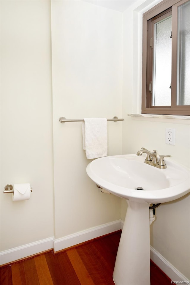 142 E Hickory Grove Rd Unit 3, Beverly Hills, MI 48304 - bathroom with wood finished floors and baseboards