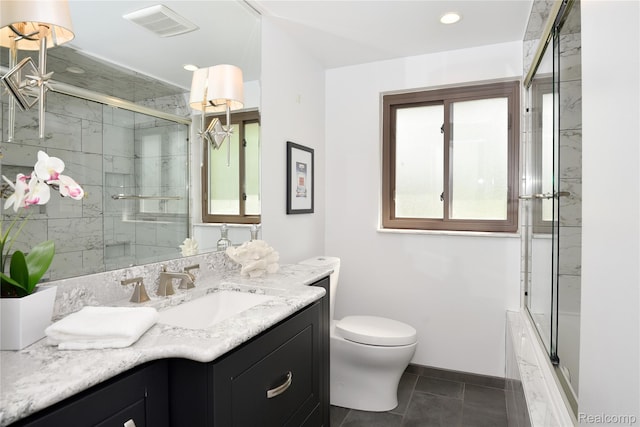 142 E Hickory Grove Rd Unit 3, Beverly Hills, MI 48304 - bathroom featuring vanity, tile patterned floors, and recessed lighting