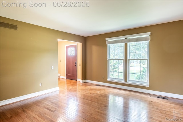 24475 Jamestowne Rd, Novi, MI 48375 - spare room with light wood-style flooring and baseboards