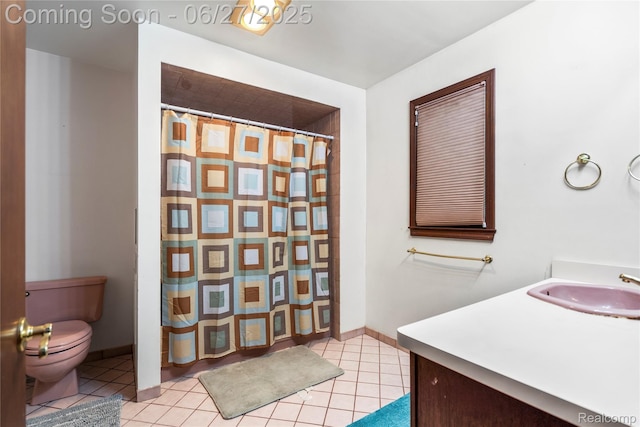 1500 Rustic Ln, Commerce Twp, MI 48390 - full bathroom featuring vanity, a shower with curtain, and tile patterned flooring
