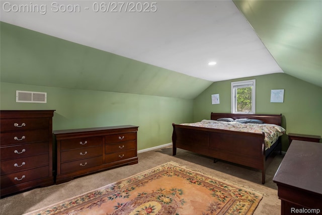 1500 Rustic Ln, Commerce Twp, MI 48390 - bedroom featuring light colored carpet and lofted ceiling