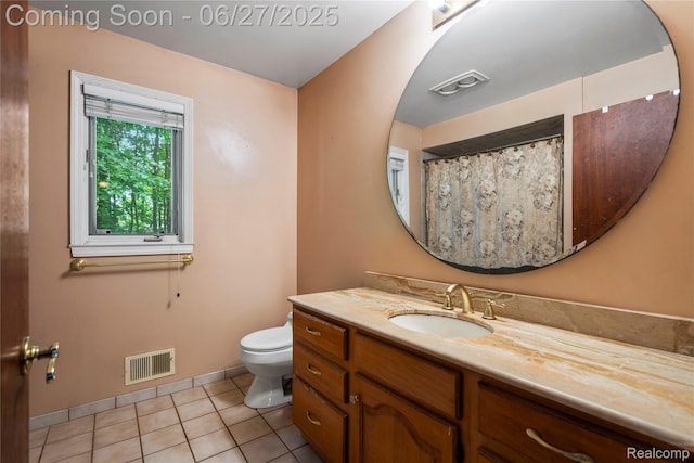 1500 Rustic Ln, Commerce Twp, MI 48390 - bathroom with vanity and tile patterned flooring