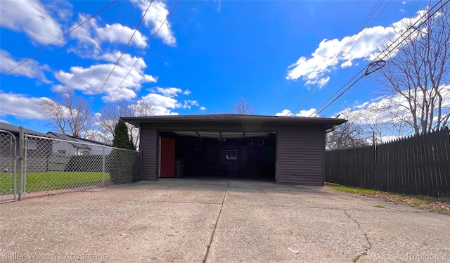 913 Cameron Ave, Pontiac, MI 48340 - view of detached garage