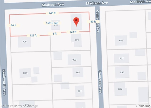 913 Cameron Ave, Pontiac, MI 48340 - map / location