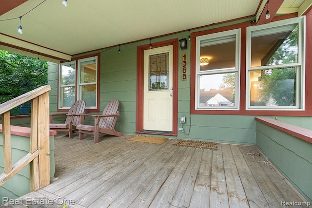 1388 W Troy St, Ferndale, MI 48220 - view of wooden porch