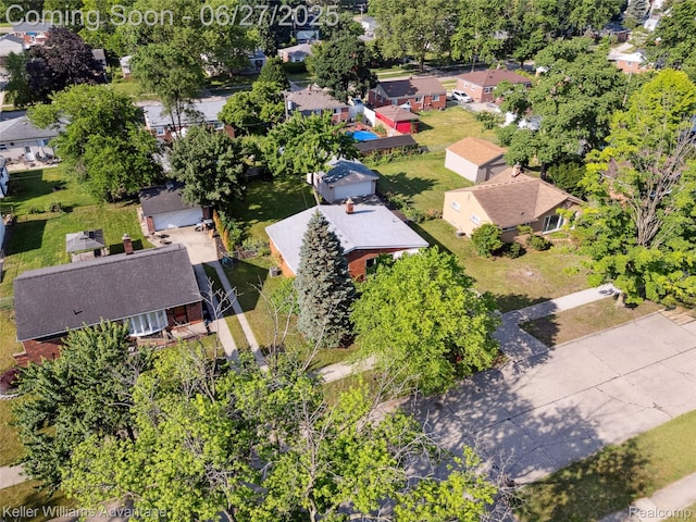 36669 Pinetree St, Livonia, MI 48150 - aerial perspective of suburban area