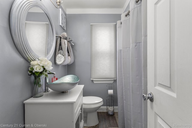 11670 Marlowe St, Detroit, MI 48227 - full bathroom featuring vanity and wood finished floors