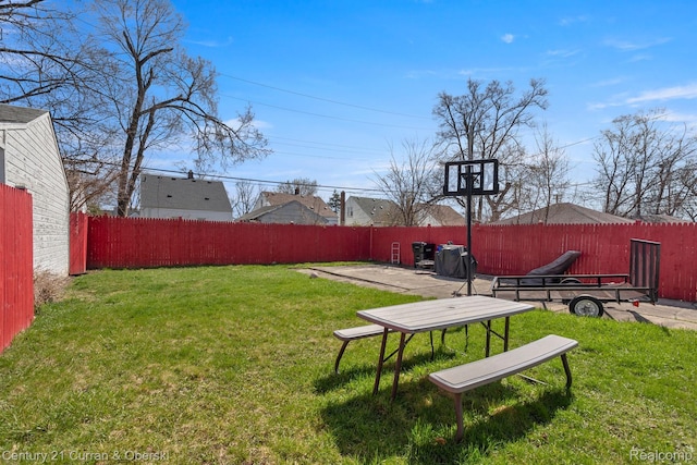 11670 Marlowe St, Detroit, MI 48227 - view of fenced backyard