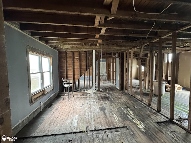 1409 2nd St, Flint, MI 48503 - miscellaneous room featuring hardwood / wood-style floors