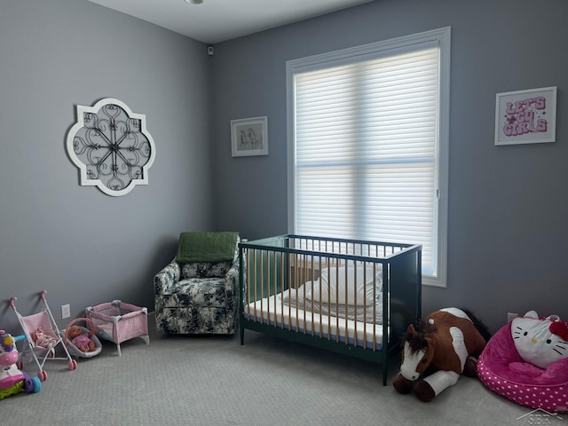 13 E Grove Ct, Freeland, MI 48623 - bedroom featuring carpet floors and a nursery area