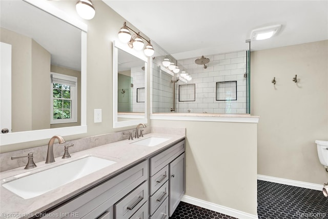4770 Hedgewood Dr, Bloomfield Hills, MI 48301 - full bathroom with double vanity and a tile shower