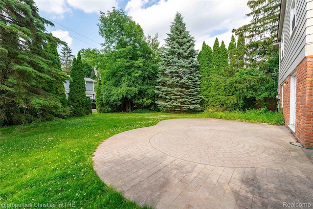 4770 Hedgewood Dr, Bloomfield Hills, MI 48301 - view of green lawn with a patio area