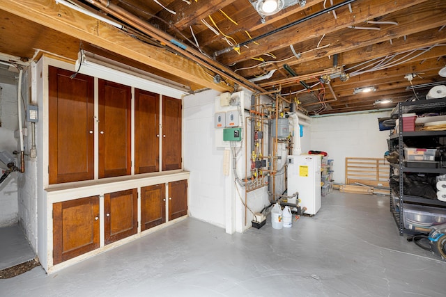 2012 Pontiac Trl, Ann Arbor, MI 48105 - unfinished below grade area with concrete block wall