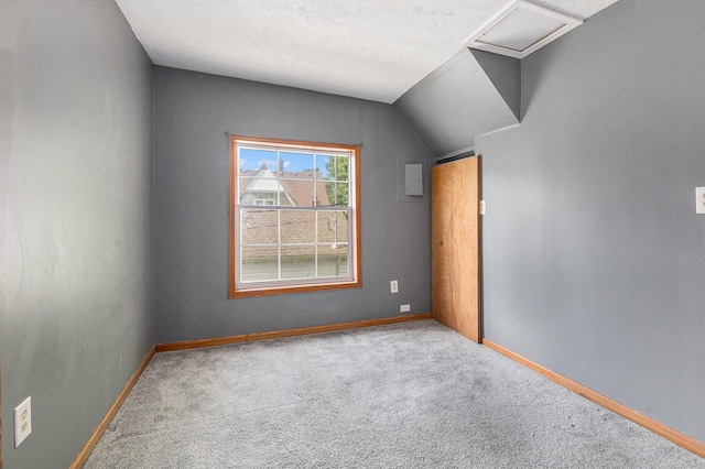 109 N Lincoln Ave, Niles, MI 49120 - carpeted empty room with baseboards and attic access