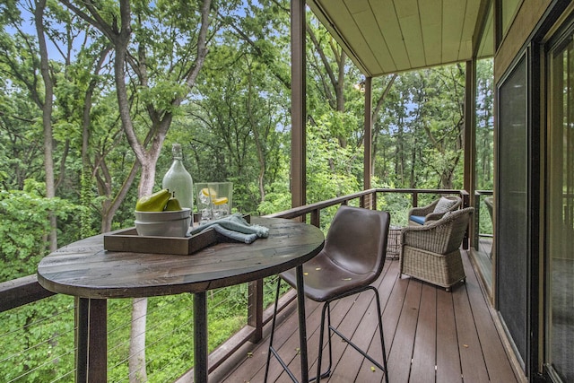13 Regent Dr, Ann Arbor, MI 48104 - wooden terrace featuring outdoor dining area