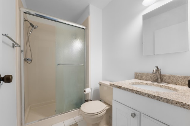 730 Cliffs Dr Unit 304A, Ypsilanti, MI 48198 - full bathroom with vanity, a shower stall, and tile patterned flooring