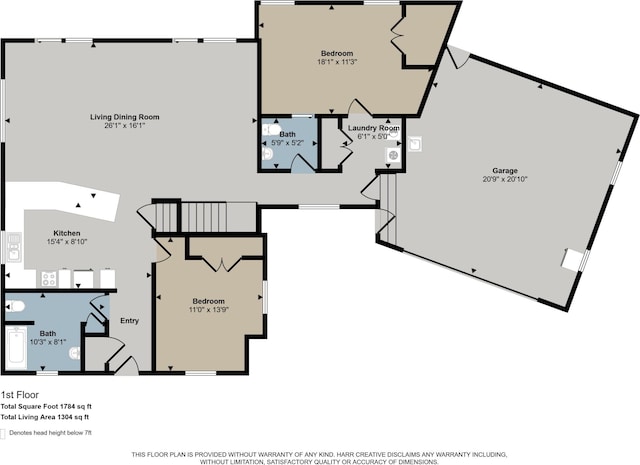 17318 Thunder Bay Ct, Howard City, MI 49329 - view of floor plan / room layout