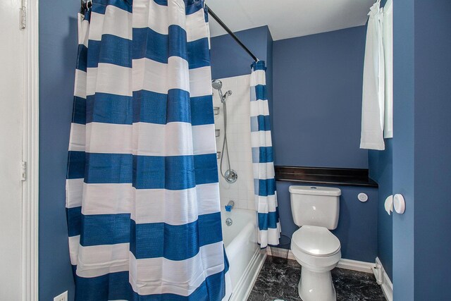 409 E Filer St, Ludington, MI 49431 - full bath featuring toilet and shower / bath combo
