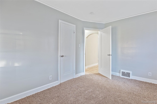 14903 Tracey St, Detroit, MI 48227 - unfurnished room featuring carpet floors and crown molding