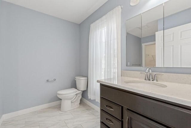 450 Carefree Ct, Niles, MI 49120 - bathroom featuring vanity and marble finish flooring