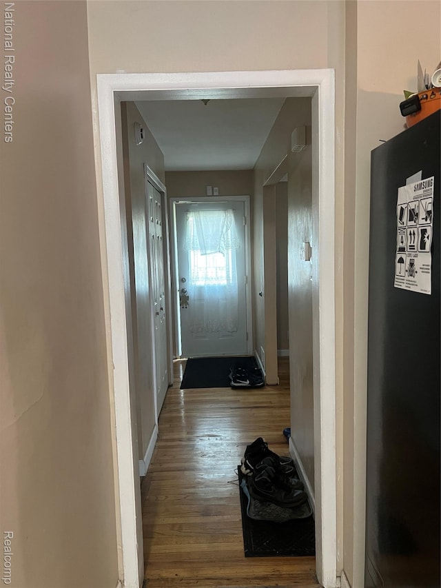 20120 N Covington Pkwy, Southfield, MI 48221 - hallway with wood finished floors and baseboards