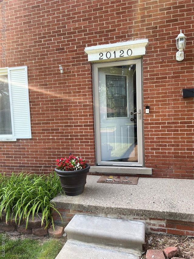 20120 N Covington Pkwy, Southfield, MI 48221 - property entrance with brick siding