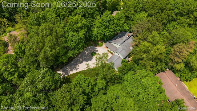 7340 Deer Lake Rd, Clarkston, MI 48346 - aerial view