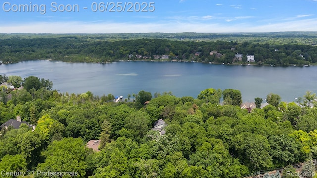 7340 Deer Lake Rd, Clarkston, MI 48346 - bird's eye view of a nearby body of water
