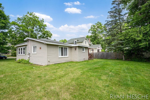 160 Division St, Saranac, MI 48881 - back of property