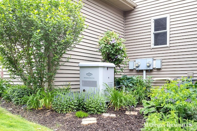 1728 N Brandon Ridge Dr NW, Walker, MI 49544 - exterior view of electric meter