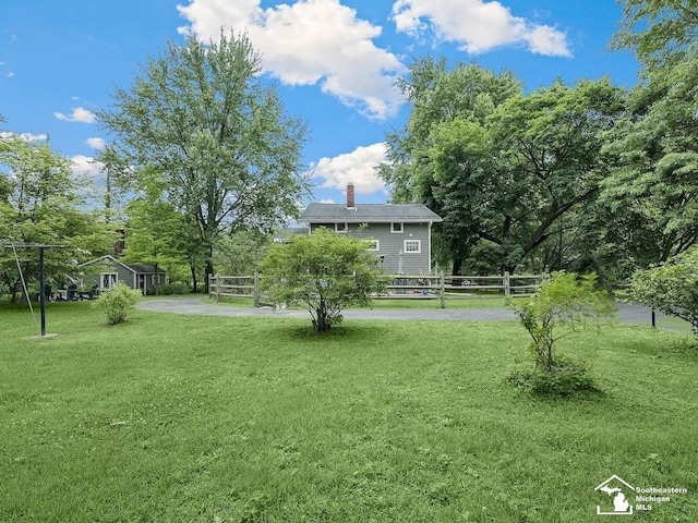 2252 W Temperance Rd, Temperance, MI 48182 - view of yard