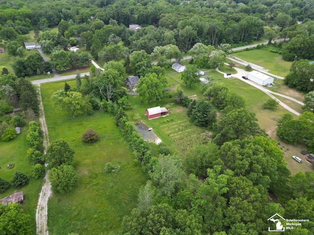 2252 W Temperance Rd, Temperance, MI 48182 - aerial view of property's location with rural landscape