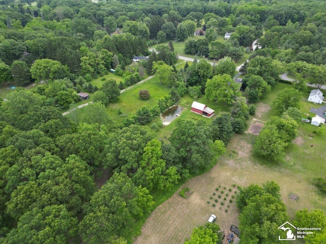 2252 W Temperance Rd, Temperance, MI 48182 - aerial view of property's location with rural landscape