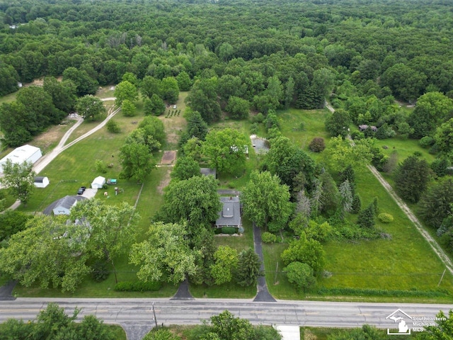 2252 W Temperance Rd, Temperance, MI 48182 - bird's eye view of a heavily wooded area
