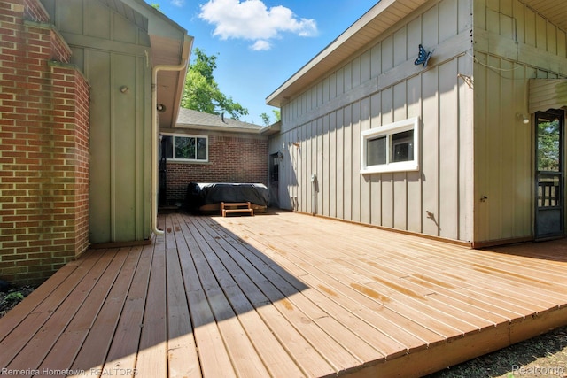 42424 Bradner Ct, Plymouth, MI 48170 - view of wooden deck