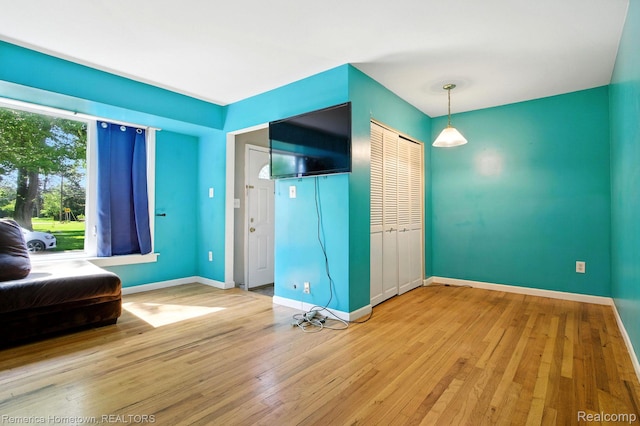 42424 Bradner Ct, Plymouth, MI 48170 - unfurnished room featuring hardwood / wood-style flooring and baseboards